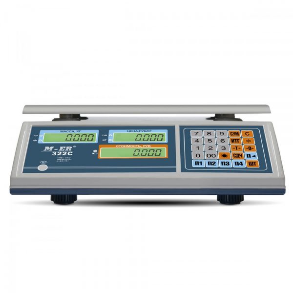 Торговые весы M-ER 322AC LCD «Ibby» с блоком набора